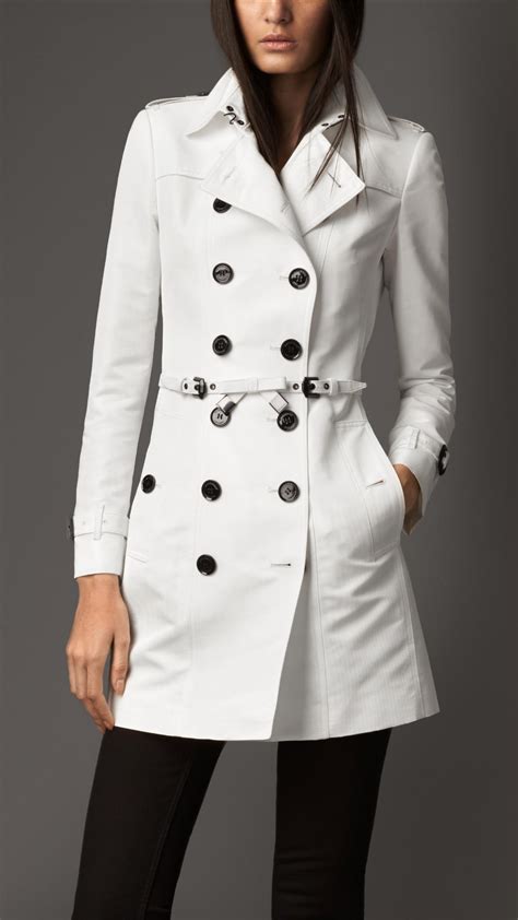 burberry london white trench coat|Burberry trench coat cost.